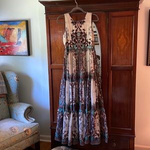 Anthropologie Bhanuni by Jvoti Maxi Beaded Dress